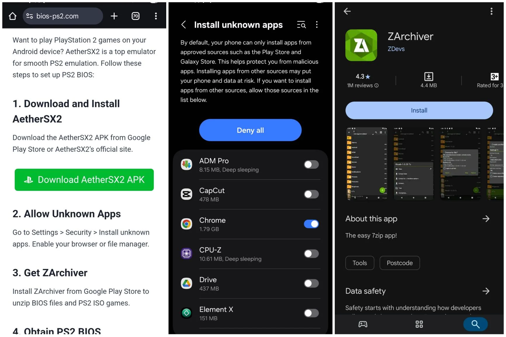 Setup PS2 BIOS on AetherSX2 Emulator 1